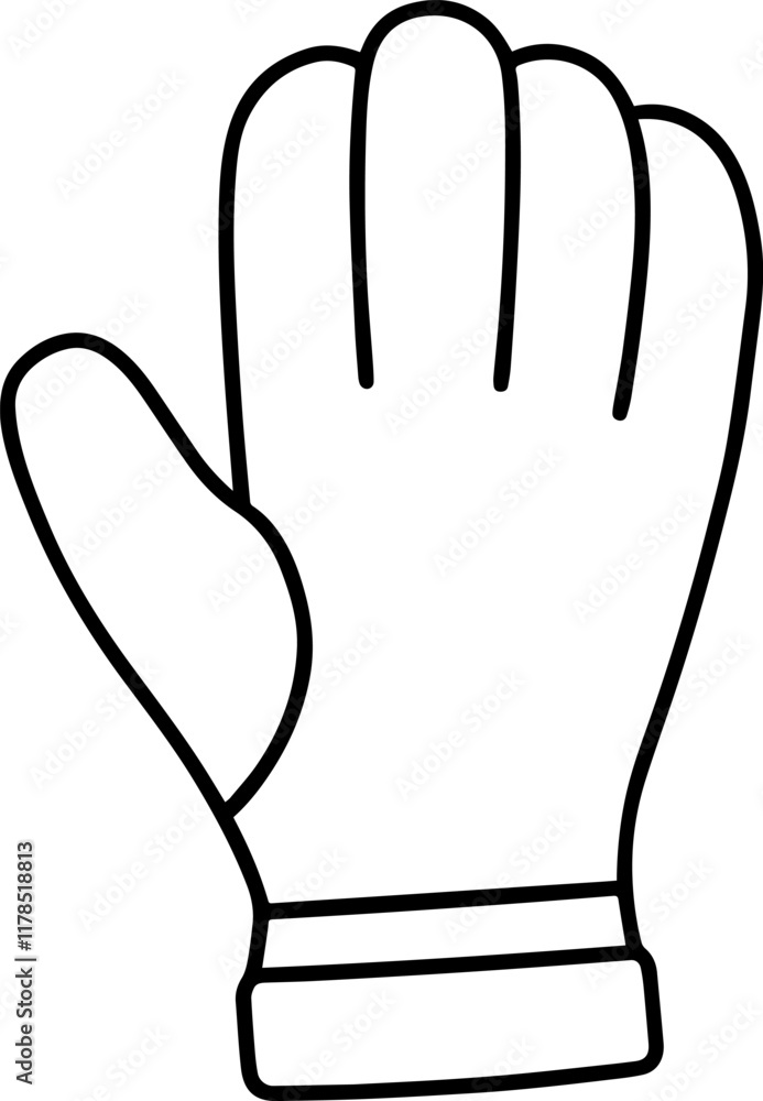 Line art Vector Illustration of a Gloves and Winter Collection, Vector Illustration and art Line art Vector Illustration of a Gloves and Winter Collection, Vector Illustration and art