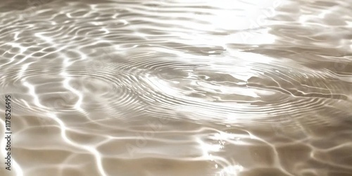 Serene Water Ripples: A Delicate Dance of Light and Shadow