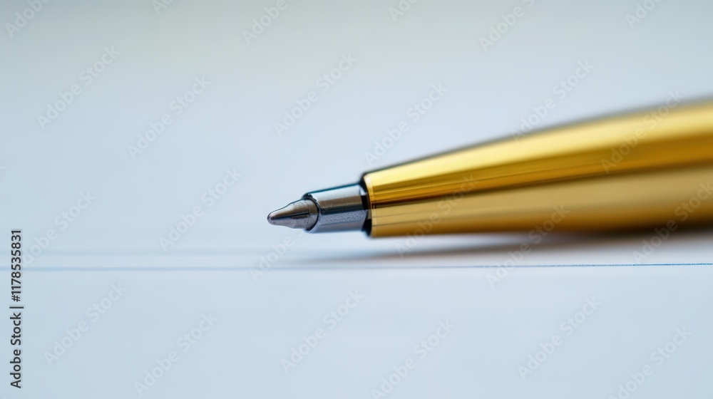 New Year's resolution list, single item written New Year's resolution list, single item written
