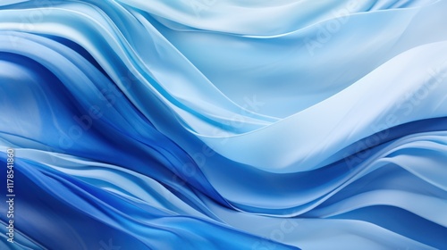 Wallpaper Mural An abstract artwork of wavy blue textures, showcasing intricate, interconnected patterns that mimic the fluidity of water,  Torontodigital.ca