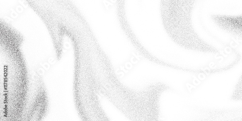 Abstract grainy gradient background, smooth flowing curves minimal dots texture, noisy frame