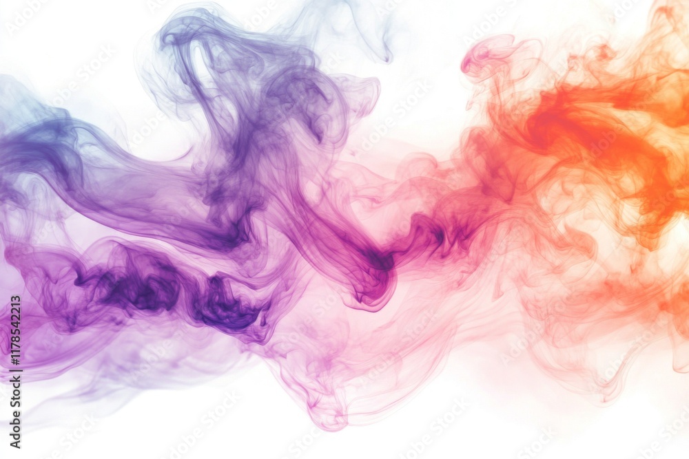 Colorful abstract ink swirling in water Colorful abstract ink swirling in water