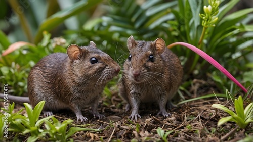 A Christmas Island Shrew's Night Adventure Under the Soft Moonlight