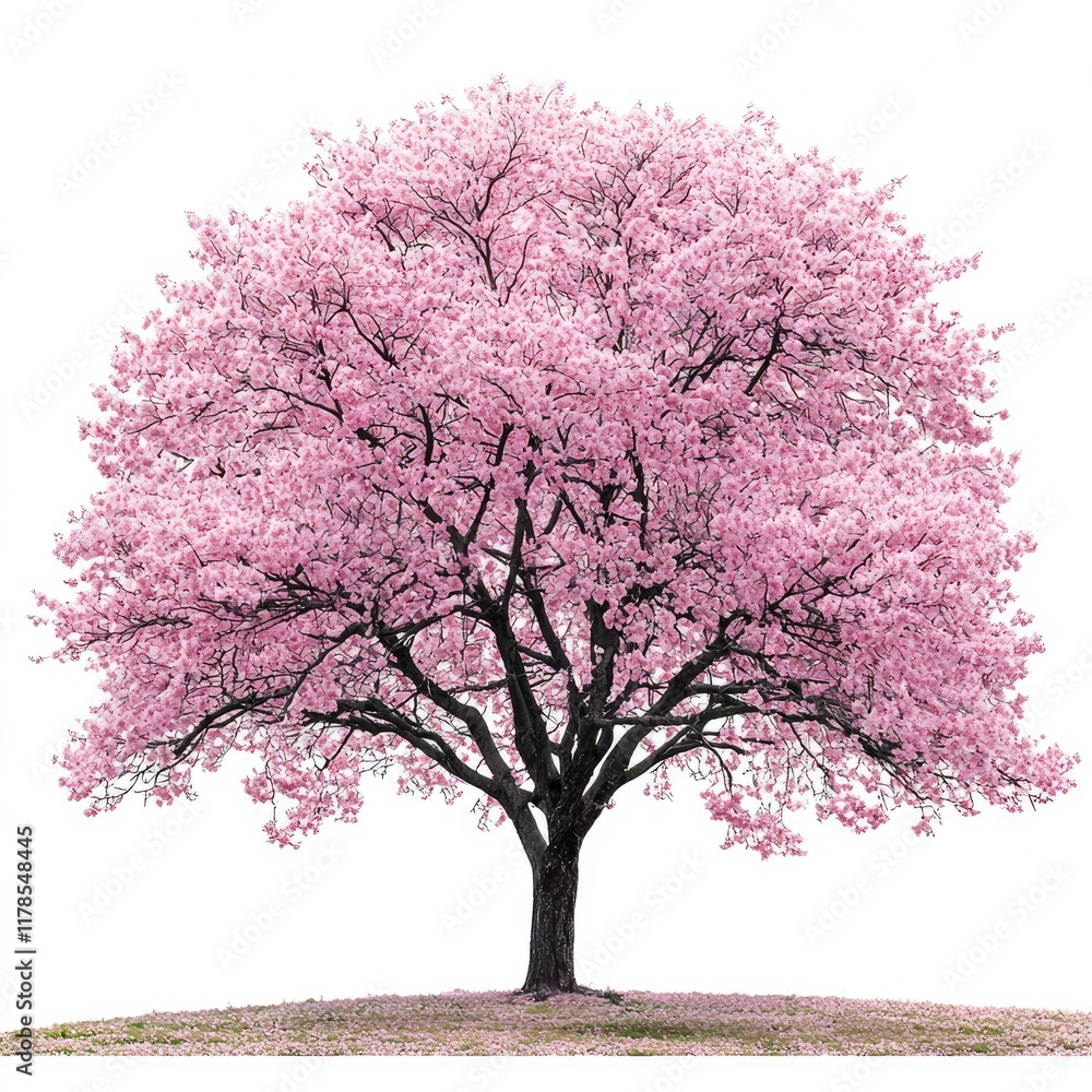 Fototapeta premium Pink Cherry Blossom Tree