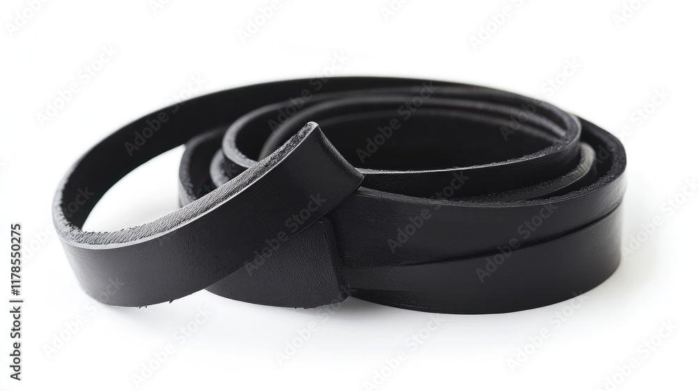 High-Quality Black Leather Strips for Crafting High-Quality Black Leather Strips for Crafting