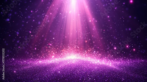 Wallpaper Mural Sparkling purple glitter background with light beam. Torontodigital.ca