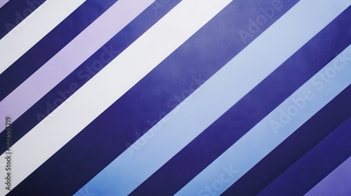 Wallpaper Mural Modern striped background with smooth diagonal lines transitioning from dark purple to royal blue Torontodigital.ca