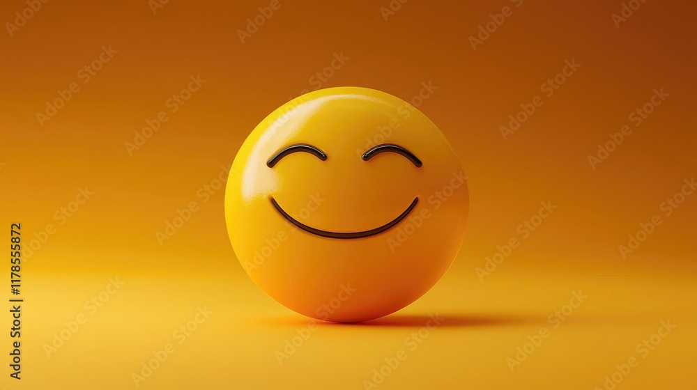 Fototapeta premium Radiant Smiley Face Design