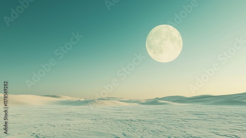 A tranquil desert glowing softly under the light of twin moons, where the dunes shimmer with hues of gold and lavender. Colossal glowing obelisks rise from the sands, casting long, radiant shadows  photo