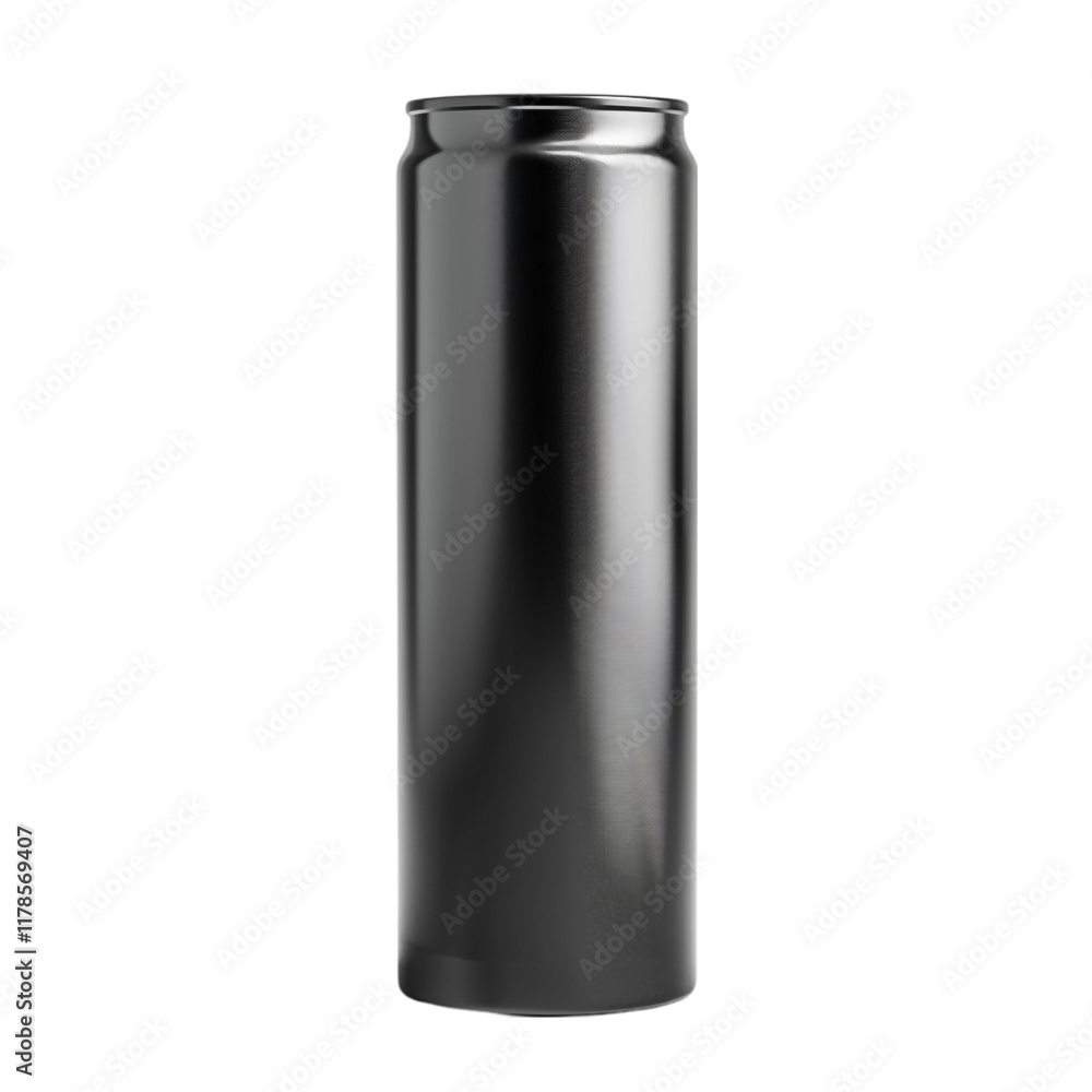 Drink Container Metal Can Blank Mockup Isolated on Transparent Background Drink Container Metal Can Blank Mockup Isolated on Transparent Background