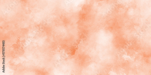 Abstract paper Background Texture Pattern with orange or brown color, Heavily Mixed Wall Art watercolor texture, Old orange or pink paper parchment banner with distressed vintage grunge texture.