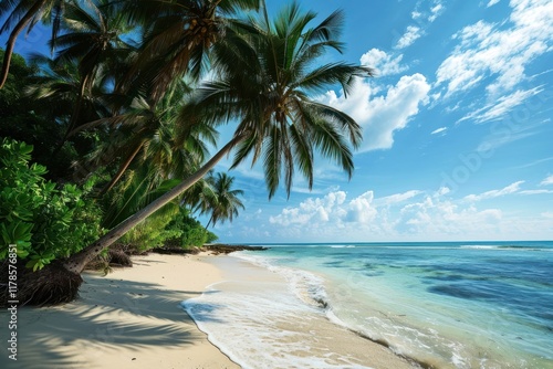 Fototapeta Naklejka Na Ścianę i Meble -  Sea beach landscape sea outdoors.