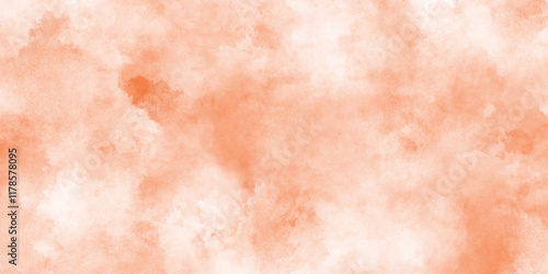 Abstract paper Background Texture Pattern with orange or brown color, Heavily Mixed Wall Art watercolor texture, Old orange or pink paper parchment banner with distressed vintage grunge texture.