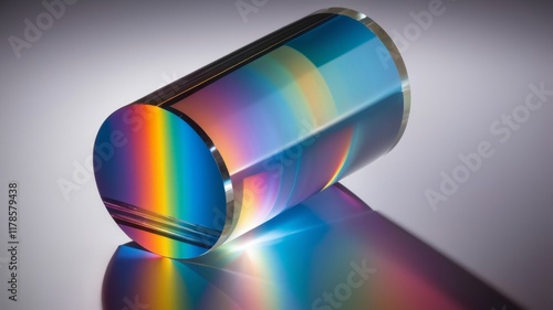 From Light to Rainbow: Cylinder Prisms Refracting Spectrums in Style