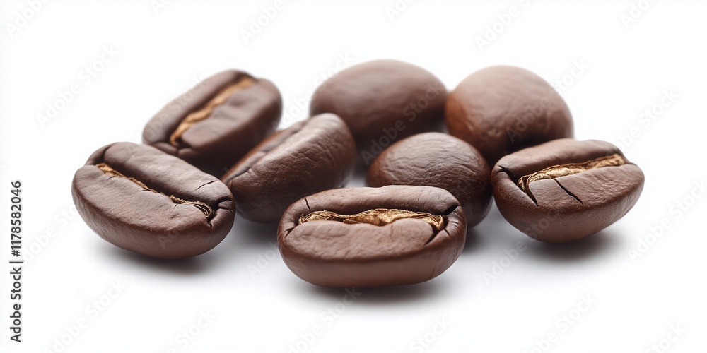 Freshly Roasted Coffee Beans Arrangement Freshly Roasted Coffee Beans Arrangement