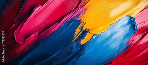 Vibrant Abstract Painting: A Symphony of Colors