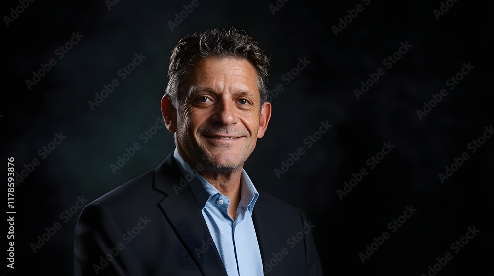 Confident,Successful Businessman Wearing Formal Suit Smiling During Corporate Portrait Photography Session in Office Environment Confident,Successful Businessman Wearing Formal Suit Smiling During Corporate Portrait Photography Session in Office Environment