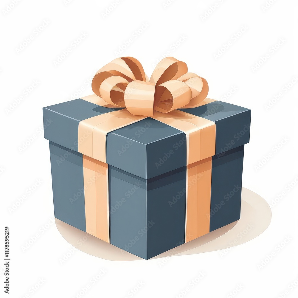 the AI Image Generator, Gift Box Wrapped with Ribbon the AI Image Generator, Gift Box Wrapped with Ribbon