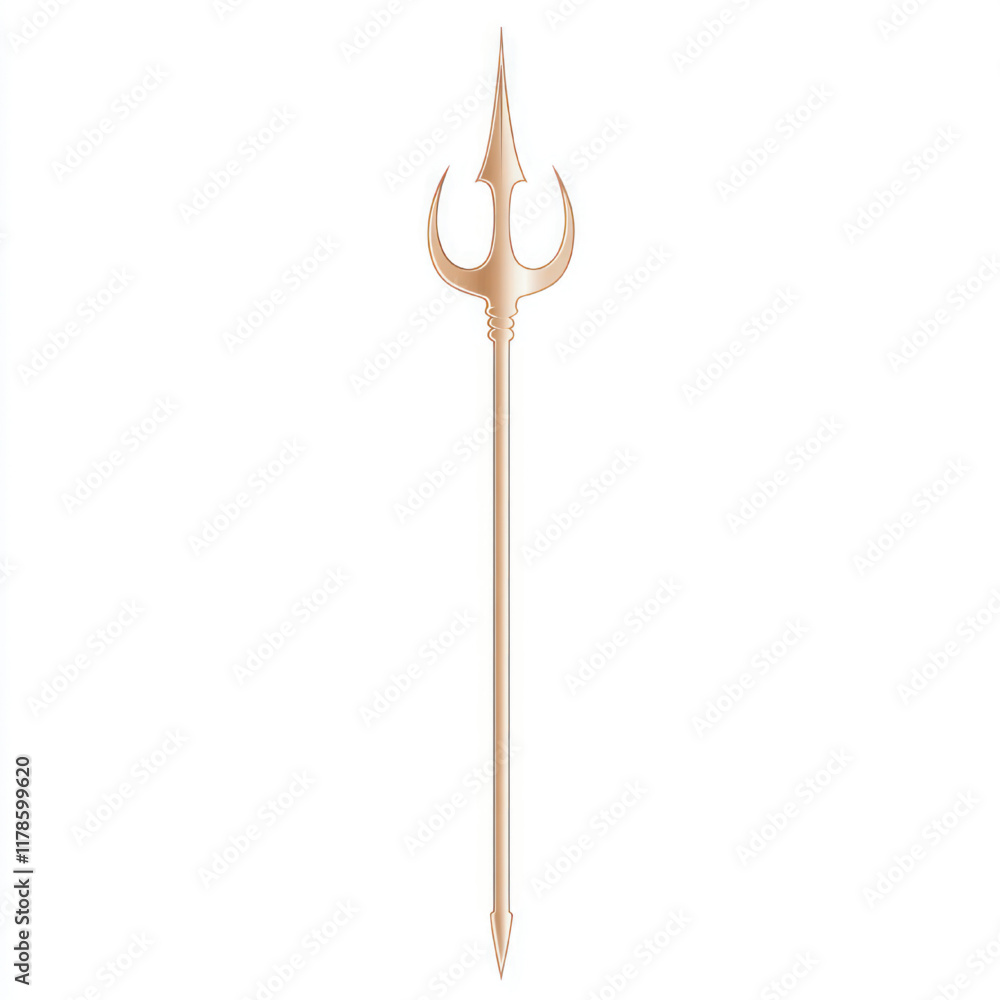 side view of a minimalist trident side view of a minimalist trident