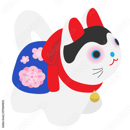 つるし飾りの戌のイラスト