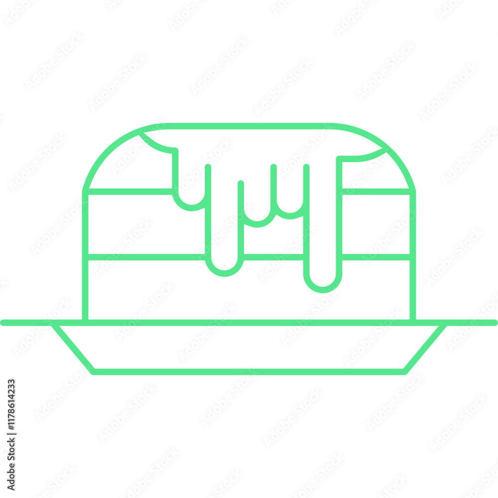 Pancakes icon single vector illustration Pancakes icon single vector illustration