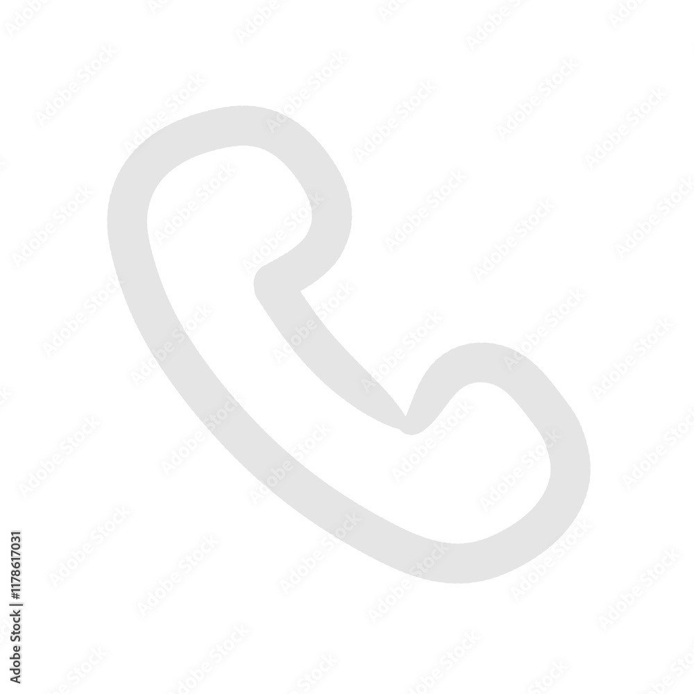 White Phone icon design template element png file White Phone icon design template element png file
