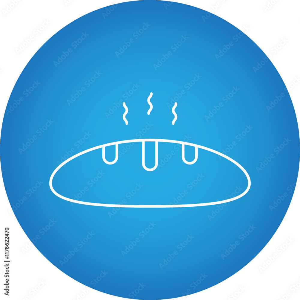 Slice of Bread icon single vector illustration Slice of Bread icon single vector illustration