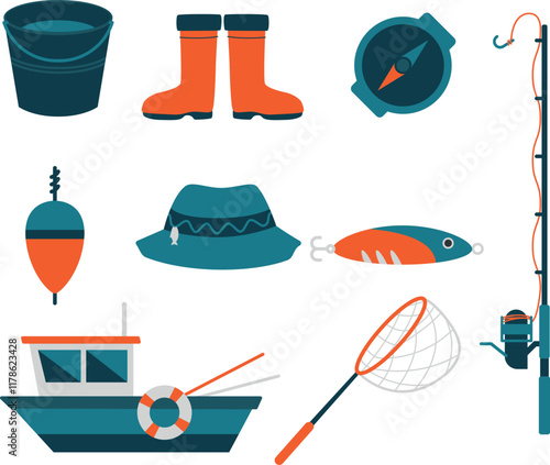 Special fishing illustration