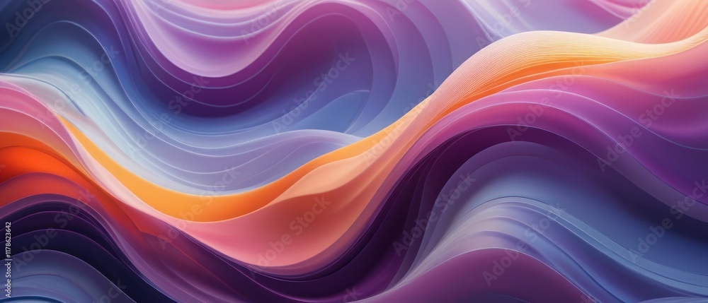 A vibrant abstract background featuring colorful flowing waves and curves in shades of pink, purple, and blue with a smooth, textured design A vibrant abstract background featuring colorful flowing waves and curves in shades of pink, purple, and blue with a smooth, textured design