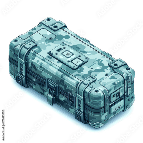 Camouflage Hard Case: Durable, Protective Storage for Equipment and Gadgets photo