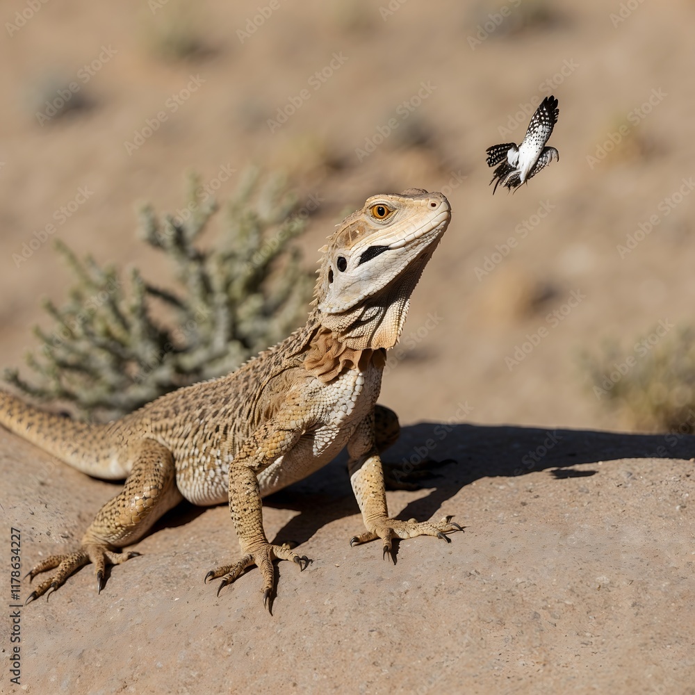 Desert Watch: A Lizard's Dance with Danger in Coachella Valley Desert Watch: A Lizard's Dance with Danger in Coachella Valley