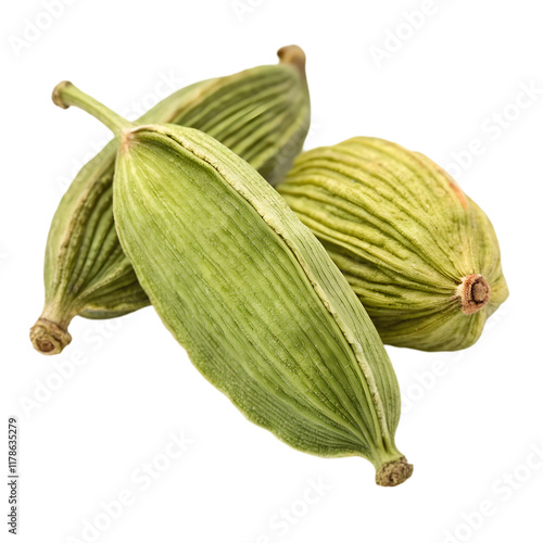 Wallpaper Mural A cardamom On white background Torontodigital.ca