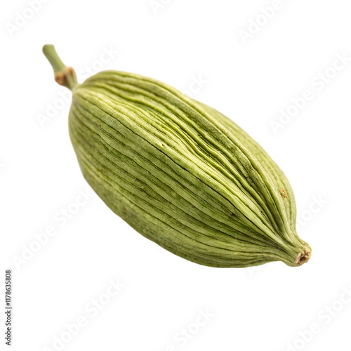 A cardamom On white background