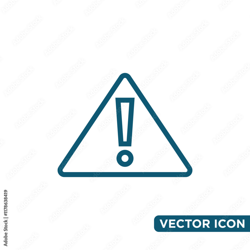 Simple Warning Symbol Icon Design Template Simple Warning Symbol Icon Design Template