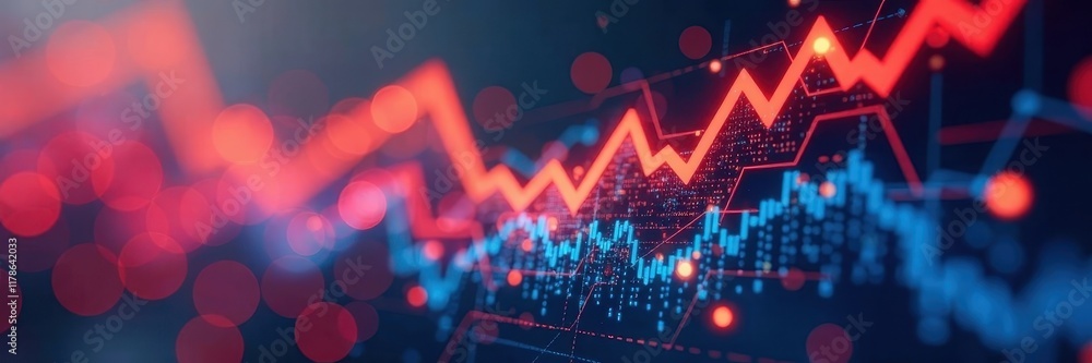 Blurred dynamic lines, vibrant business graph, abstract shapes, colorful, corporate, graphic Blurred dynamic lines, vibrant business graph, abstract shapes, colorful, corporate, graphic