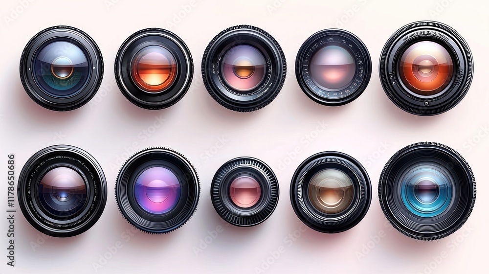 Collection of Camera Lenses: A Photographer's Dream Collection of Camera Lenses: A Photographer's Dream