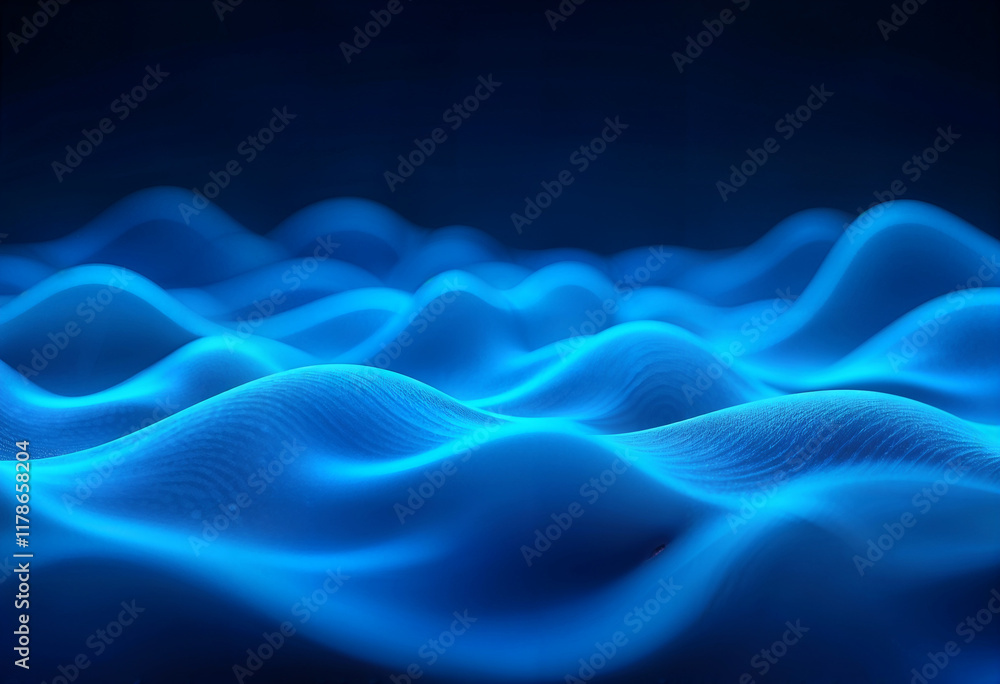 blue abstract background Generative AI blue abstract background Generative AI
