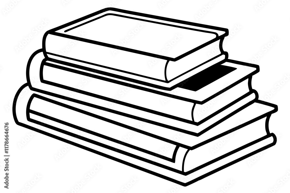 Old Books on Transparent Background Vector Old Books on Transparent Background Vector