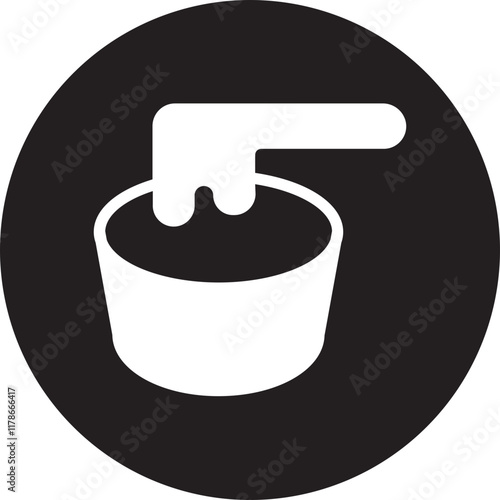 waxing glyph icon