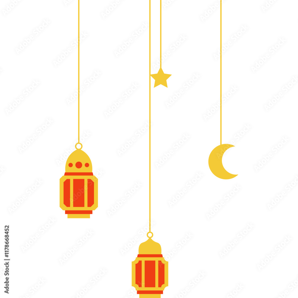 Hanging Islamic Lantern Decoration Hanging Islamic Lantern Decoration