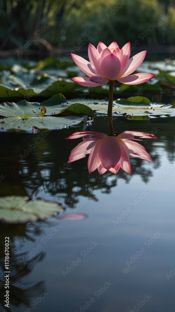 nature background,Pink Lotus flower (Nelumbo nucifera) with reflection with still water and a natural background with still water and a natural background
nature background,Pink Lotus flower (Nelumbo nucifera) with reflection with still water and a natural background with still water and a natural background