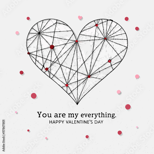 Valentine with heart