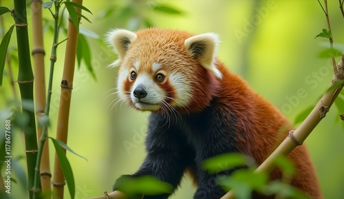 red panda in the wild 