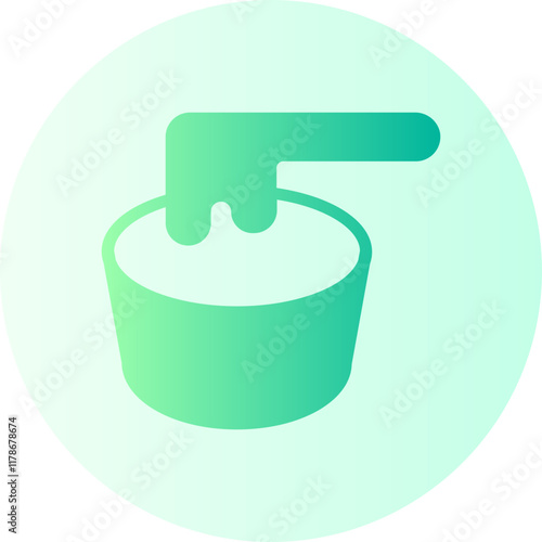 waxing gradient icon