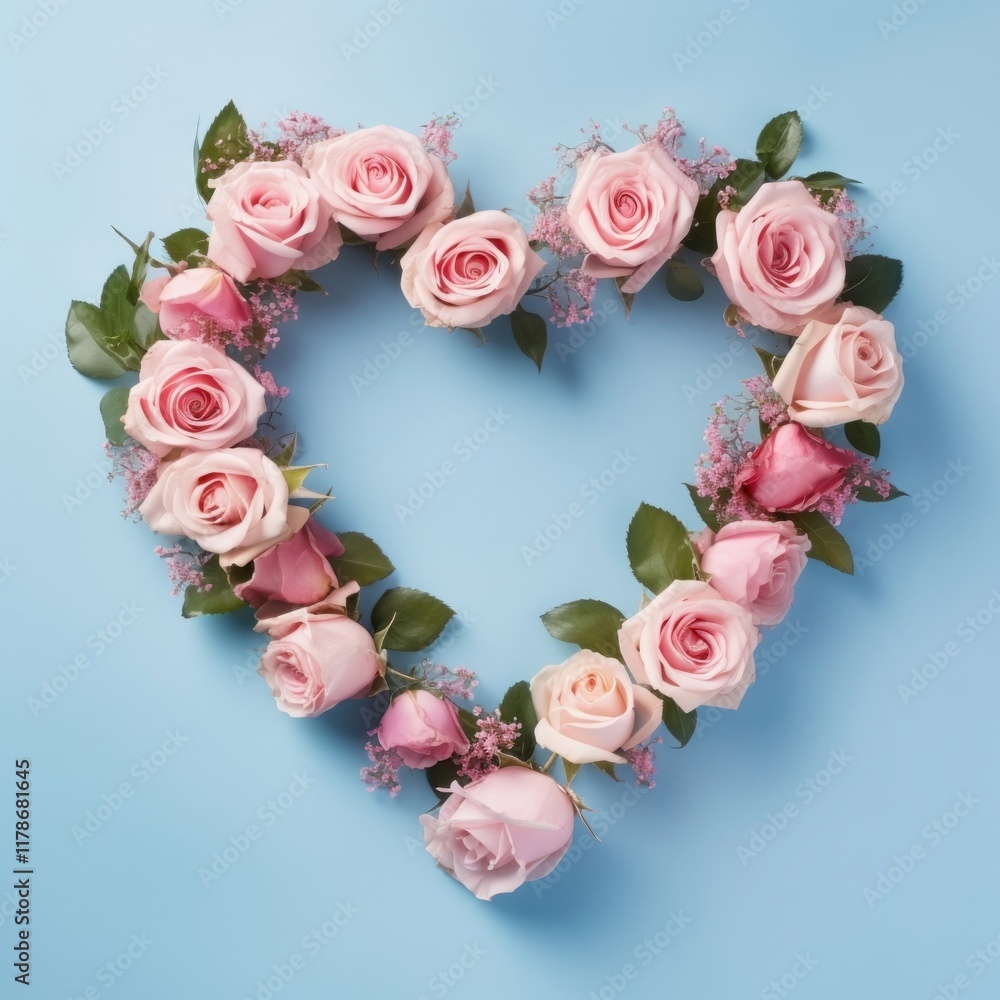 Floral frame summer roses flower nature shape. Floral frame summer roses flower nature shape.