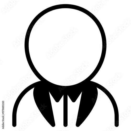 groom icon with mixed style. Suitable for website design, logo, app, UI and etc. Based on the size of the icon in general, so it can be reduced.