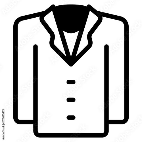 wedding suit icon with mixed style. Suitable for website design, logo, app, UI and etc. Based on the size of the icon in general, so it can be reduced.