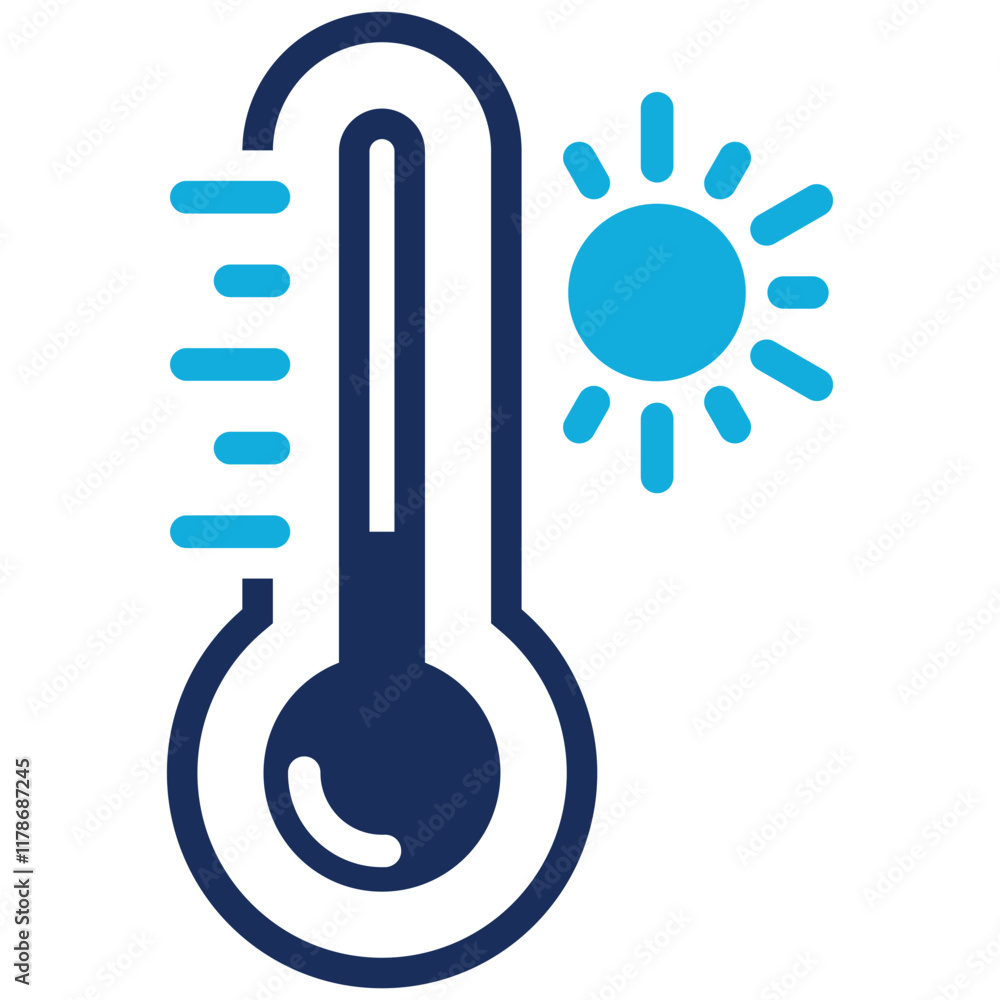 Hot Temperature Icon Hot Temperature Icon