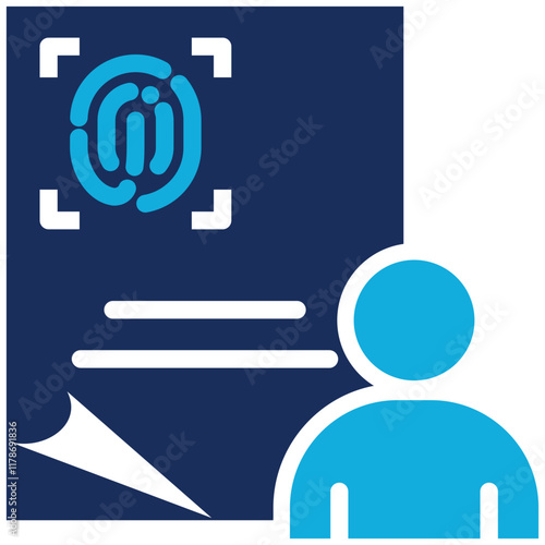 Biometric Data Icon
