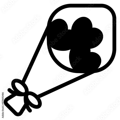 flower bouquet icon with mixed style. Suitable for website design, logo, app, UI and etc. Based on the size of the icon in general, so it can be reduced.